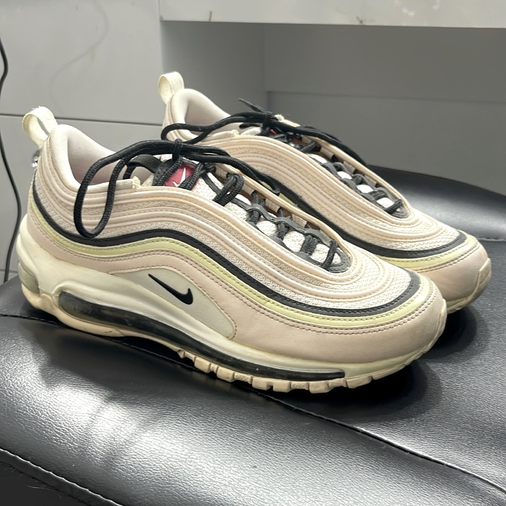 Nike 97, used twice, can get a good clean and like new!